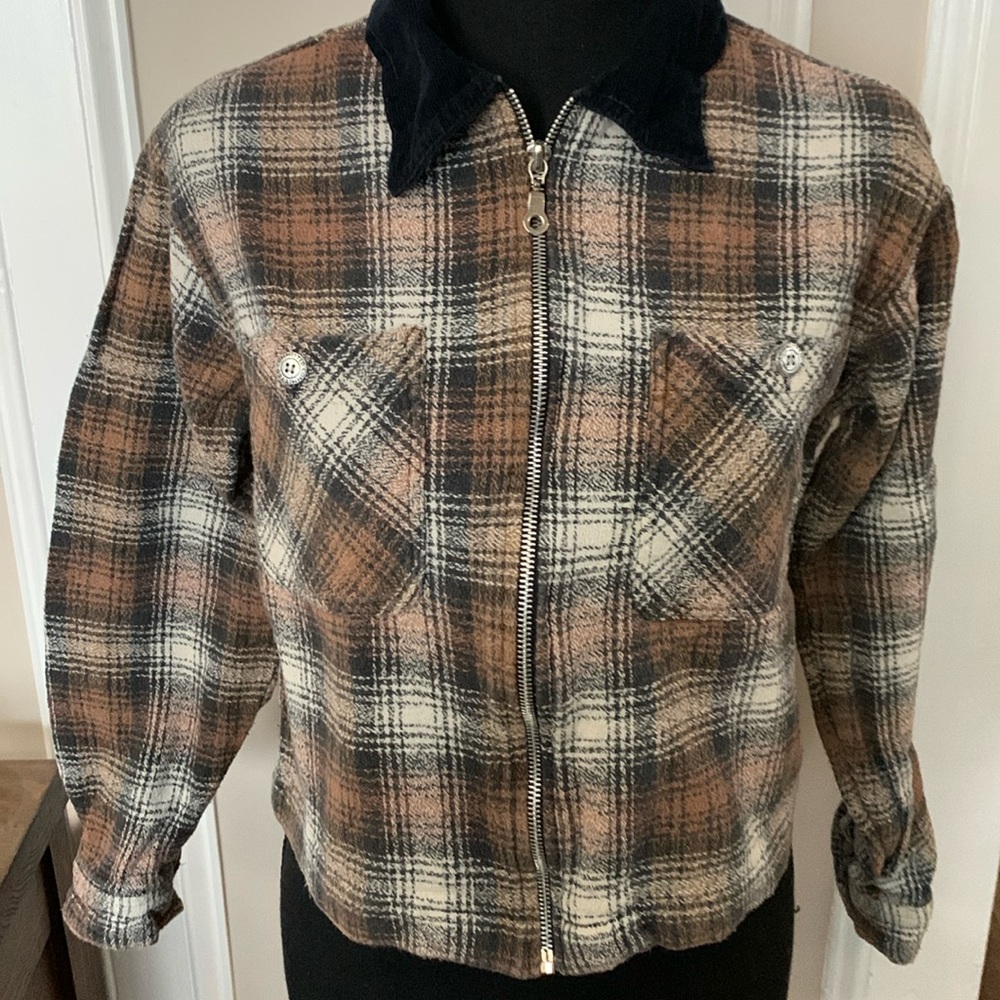 Vintage cropped jacket top